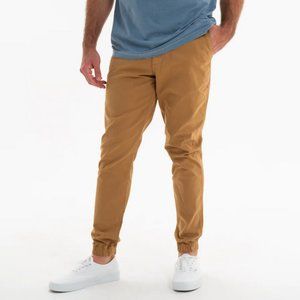 Bearbottom Stretch Cotton Khaki Joggers